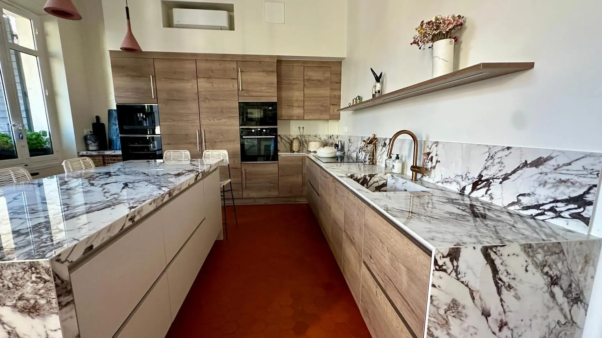 אקס-אן-פרובאנס Divine Idylle Luxe 3 Chambres, Terrasse 130M2, Jacuzzi, Clim Plein Centre דירה